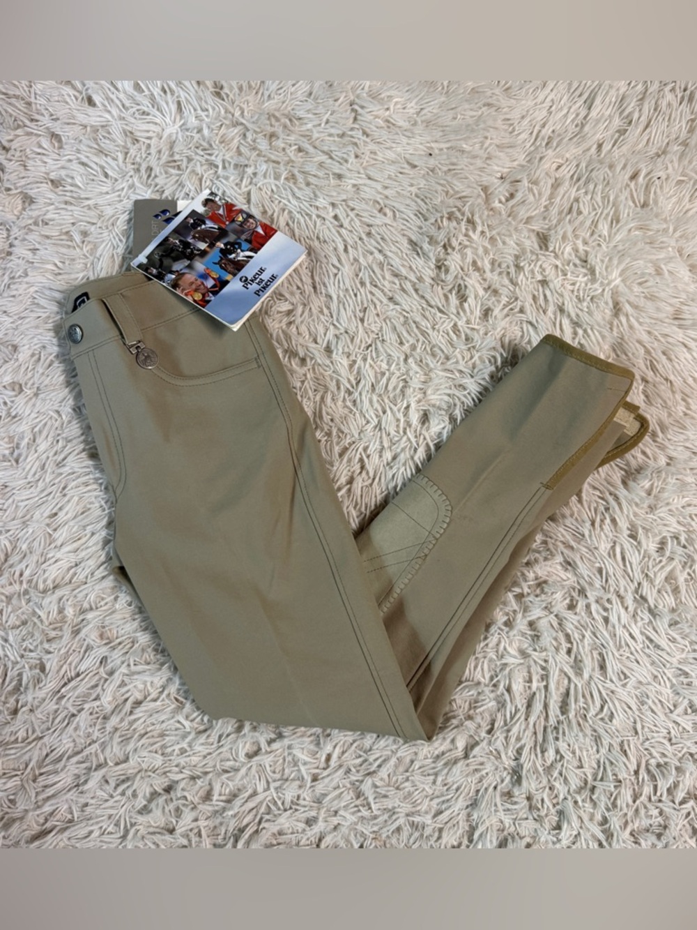 New Child’s Size 14R Tan Pikeur Knee Patch Horseback Riding Breeches